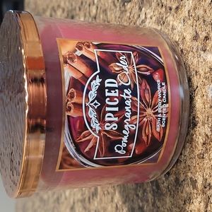 Bath & Body Works Spiced Pomegranate Cider 3 Wick Scented Candle
